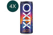 4x XIXO Tutti Fruity tuttifruttiízű koffeinmentes szénsavas üdítőital hozzáadott vitaminokkal 250 ml