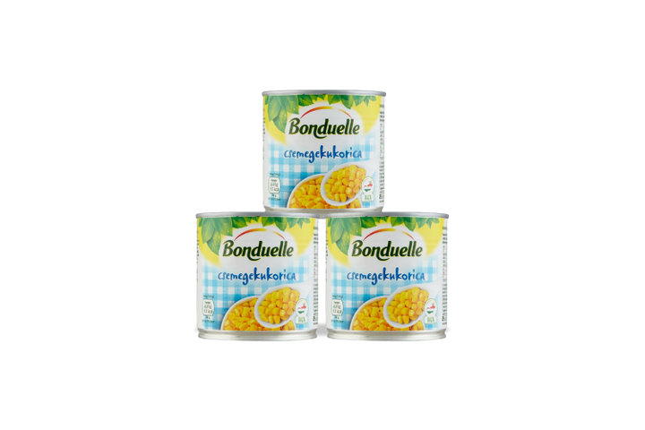 3x Bonduelle Crumbled Sweet Corn 340 g