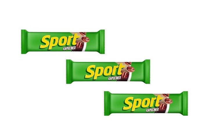 3x Sport Kapucíner Dark Chocolate Covered Bar with Coffee and Cream Flavored Filling 31 g