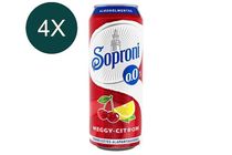 4x Sopron Sour Cherry-Lemon Non-Alcoholic Beer Drink 0,0% 500 ml