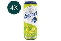 4x Soproni Pear-Lemon Flavoured Non-Alcoholic Beer Drink 500 ml