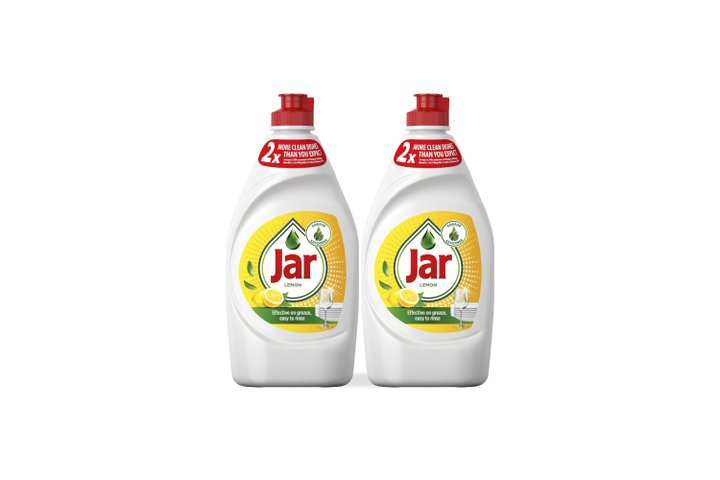 2x Jar Washing Up Liquid Lemon 450ml