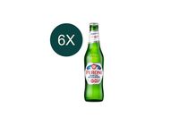 6x Peroni Nastro Azzurro alkoholmentes világos sör 0,0% 330 ml