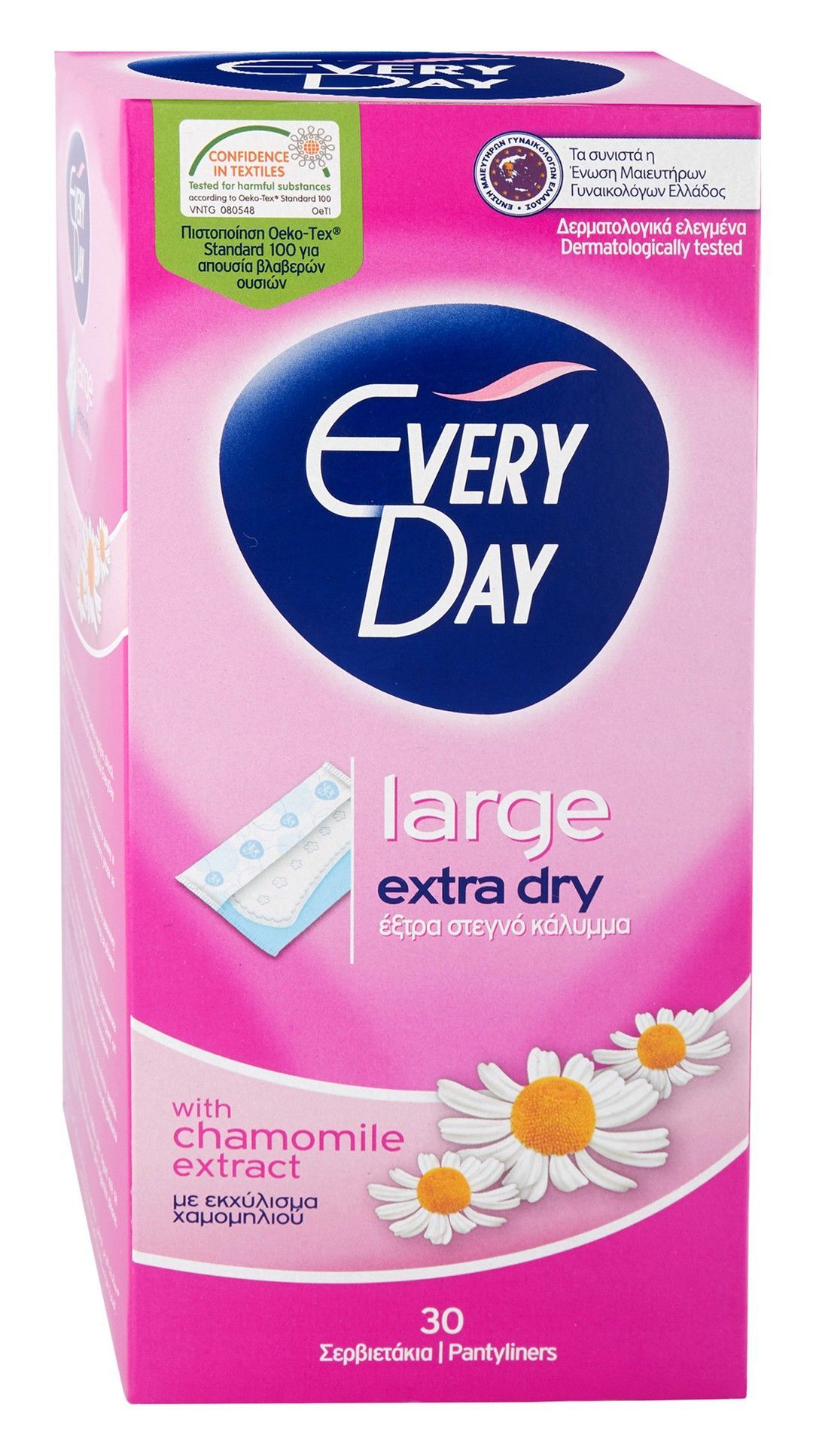 Buy Everyday Daily Liners All Cotton Large 34+16 Online in Jordan