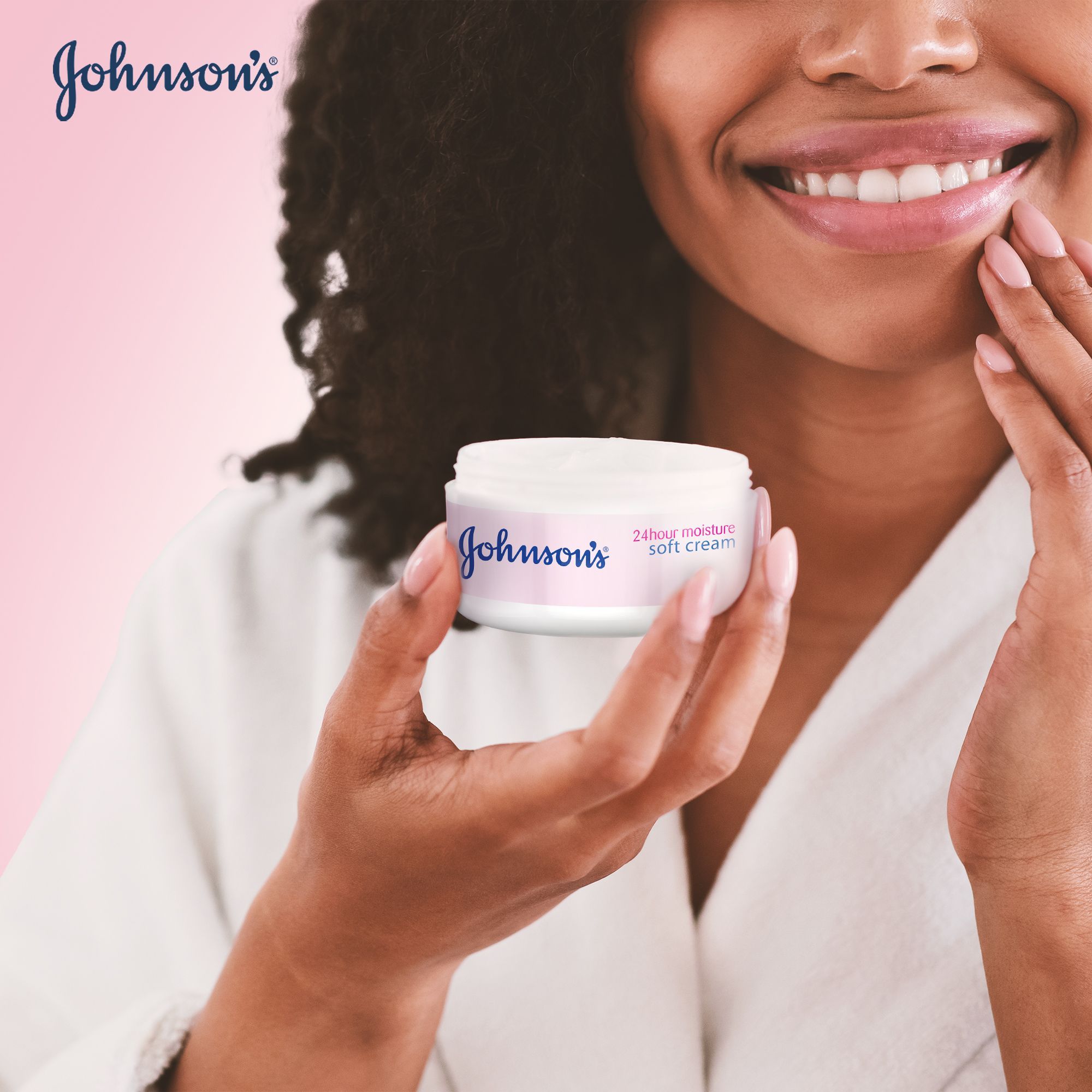 Buy Johnson's 24 Hour Moisture, Soft Body Cream, 300ml Online in
