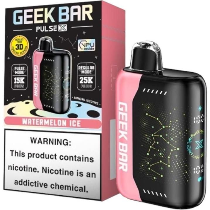 Vape Geek Bar Pulse X Watermelon Ice 25000 Puffs 1 Unidad