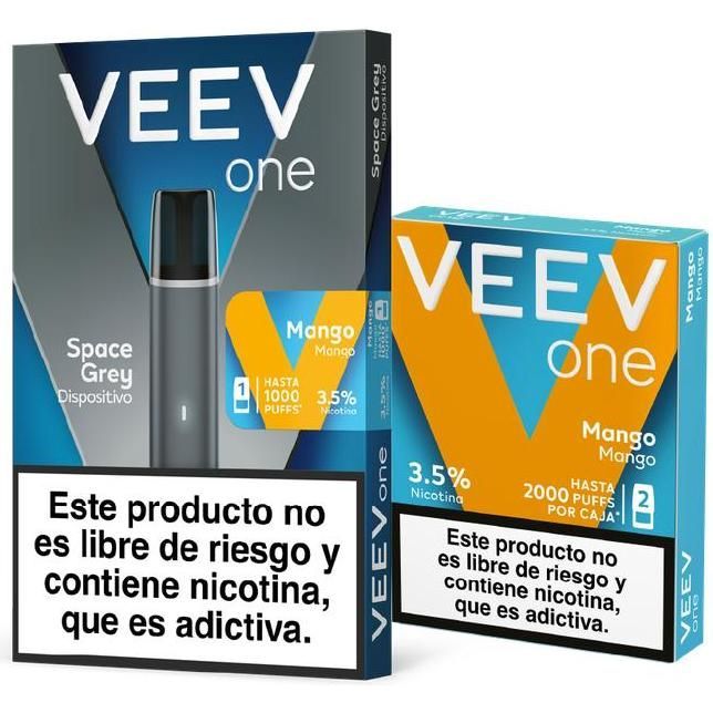 Vape Recargable Veev One + 3 Pod Mango 3000 puffs 3.5% Nicotina