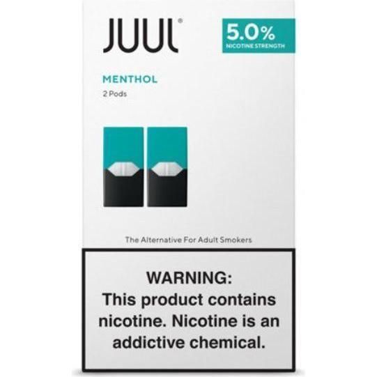 Cartuchos Juul Menthol 5% 2 Unidades