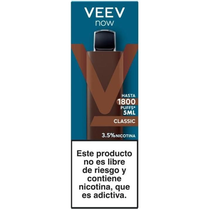 Vaporizador Veev Now Classic 1800 Puffs 5 ml
