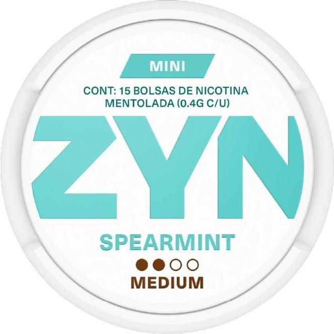 Bolsa de Nicotina ZYN Spearmint Medium 3 mg