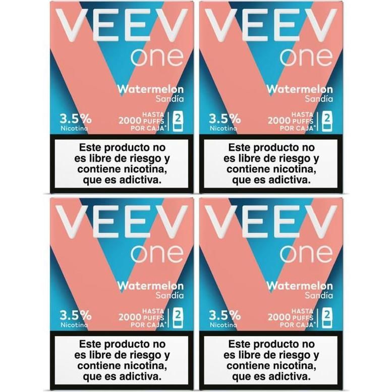 Pod Veev One Watermelon 2000 Puffs 3.5% Nicotina 4 Unidades