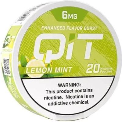 Pouches Qit Lemon Mint 6 De Nicotina 1 Unidad