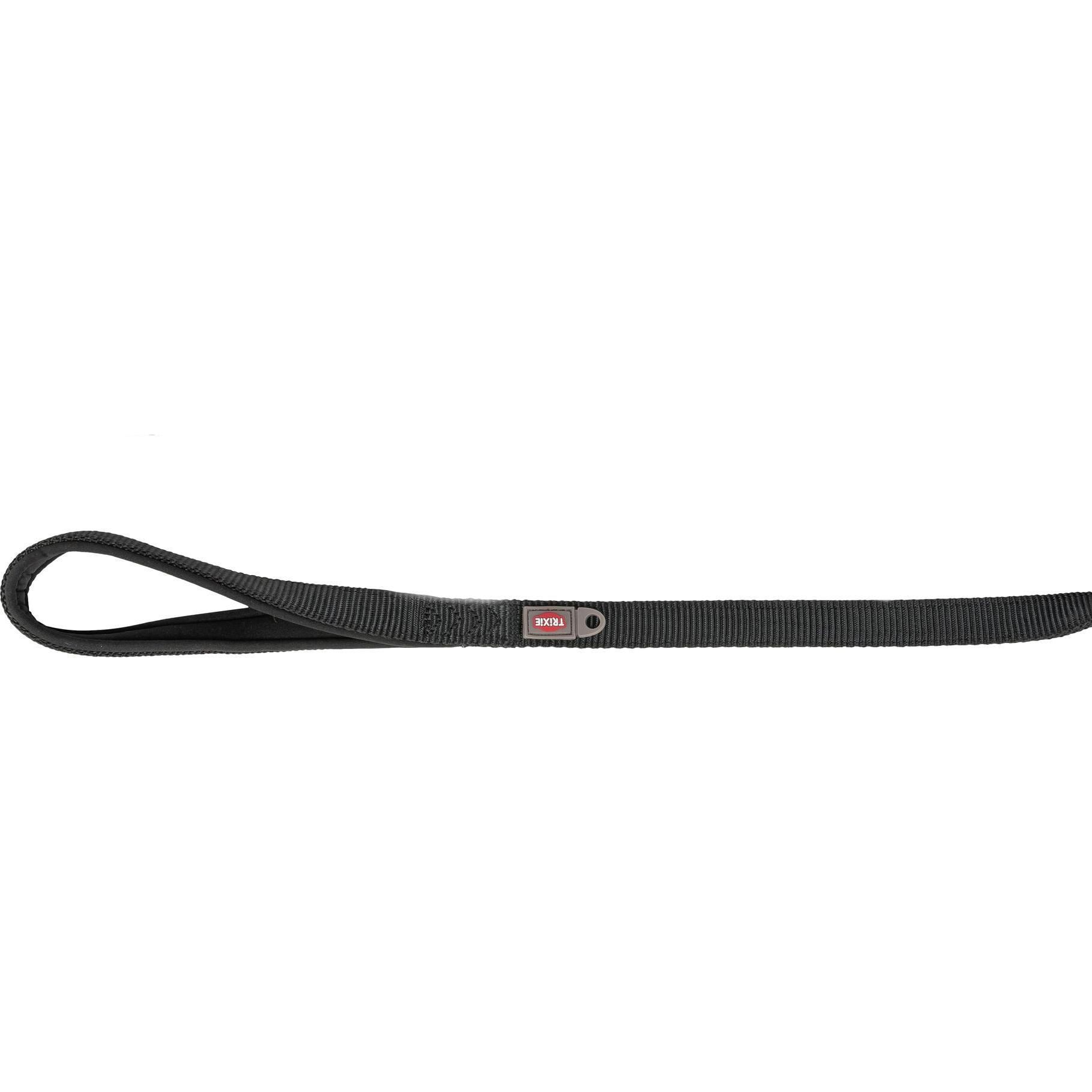 Premium leash, L–XL: 1.00 m/25 mm, black
