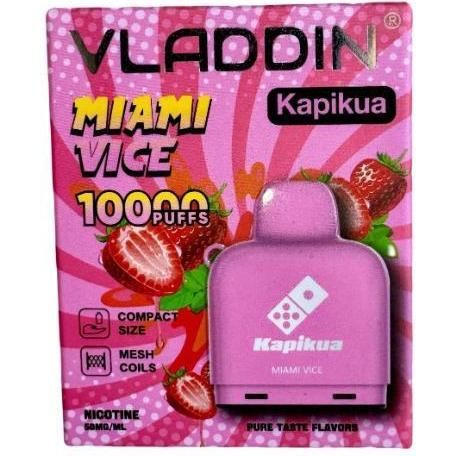 Cartucho Vladdin Kapikua Miami Vice 10000 Puffs 1 Unidad