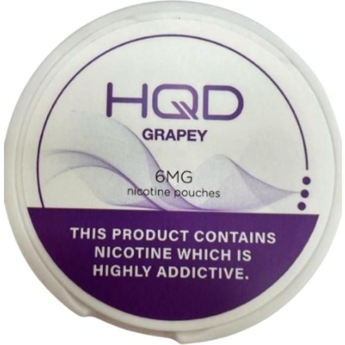 Nicotine Pouches Hqd Grape 6 mg 1 Unidad
