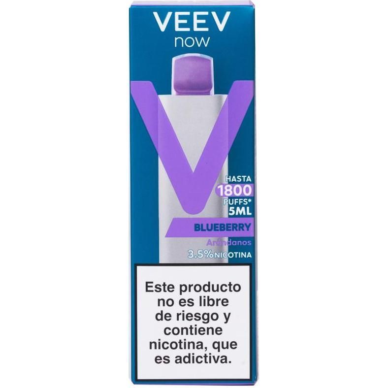 Vaporizador Veev Now 1800 Puffs Blueberry