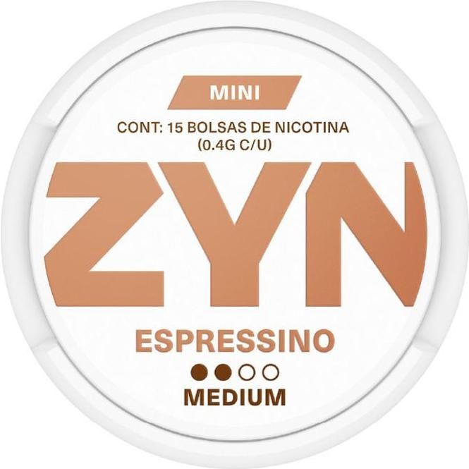 Bolsitas De Nicotina Espressino Medium Zyn 6 g