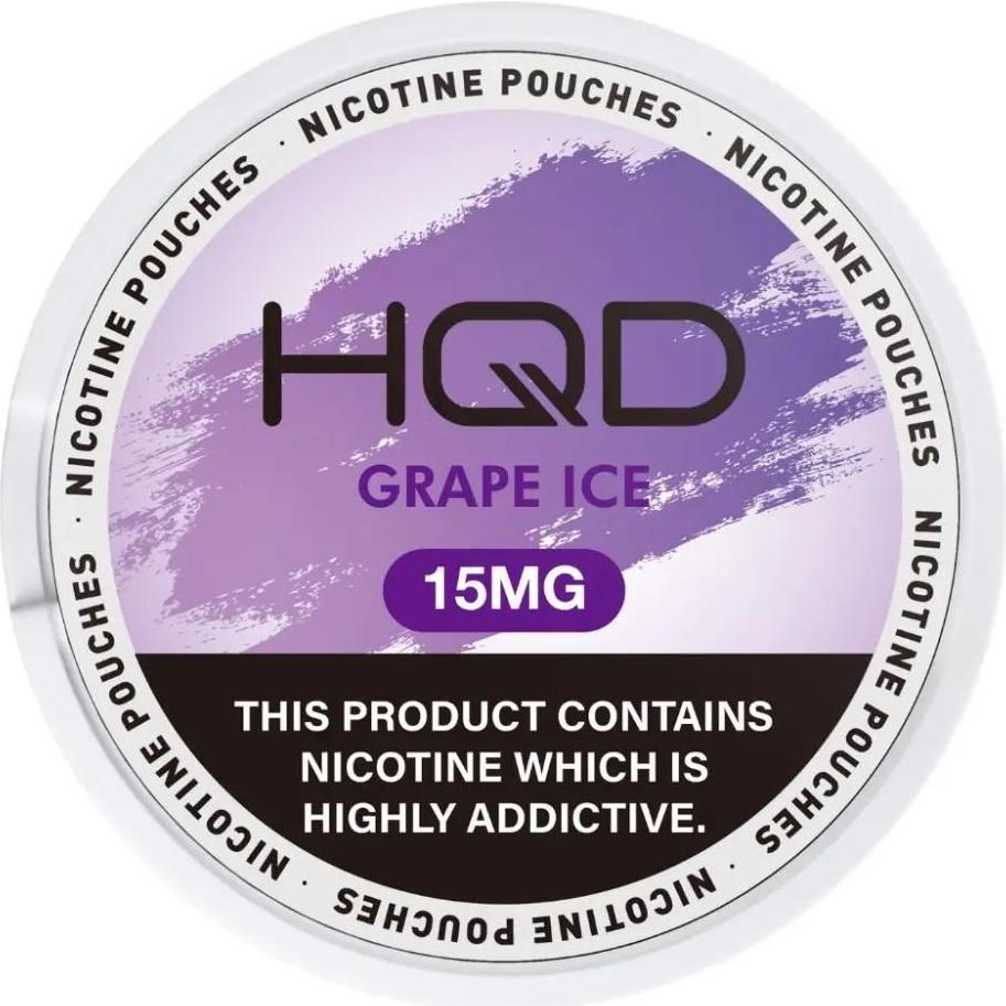 Parches Grape Ice HQD Pouches 15 mg 1 Unidad