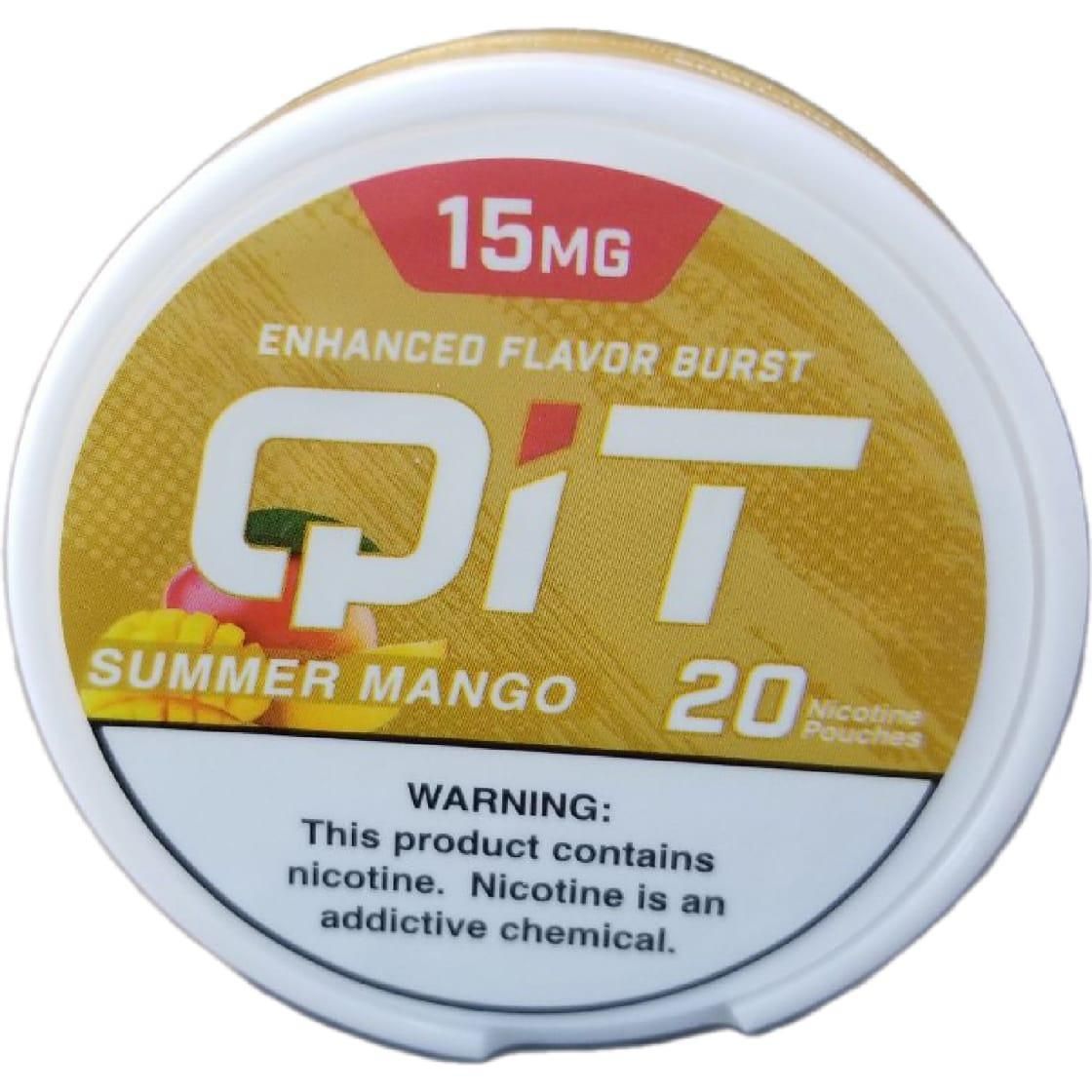 Pouches Qit Summer Mango 15 De Nicotina 1 Unidad