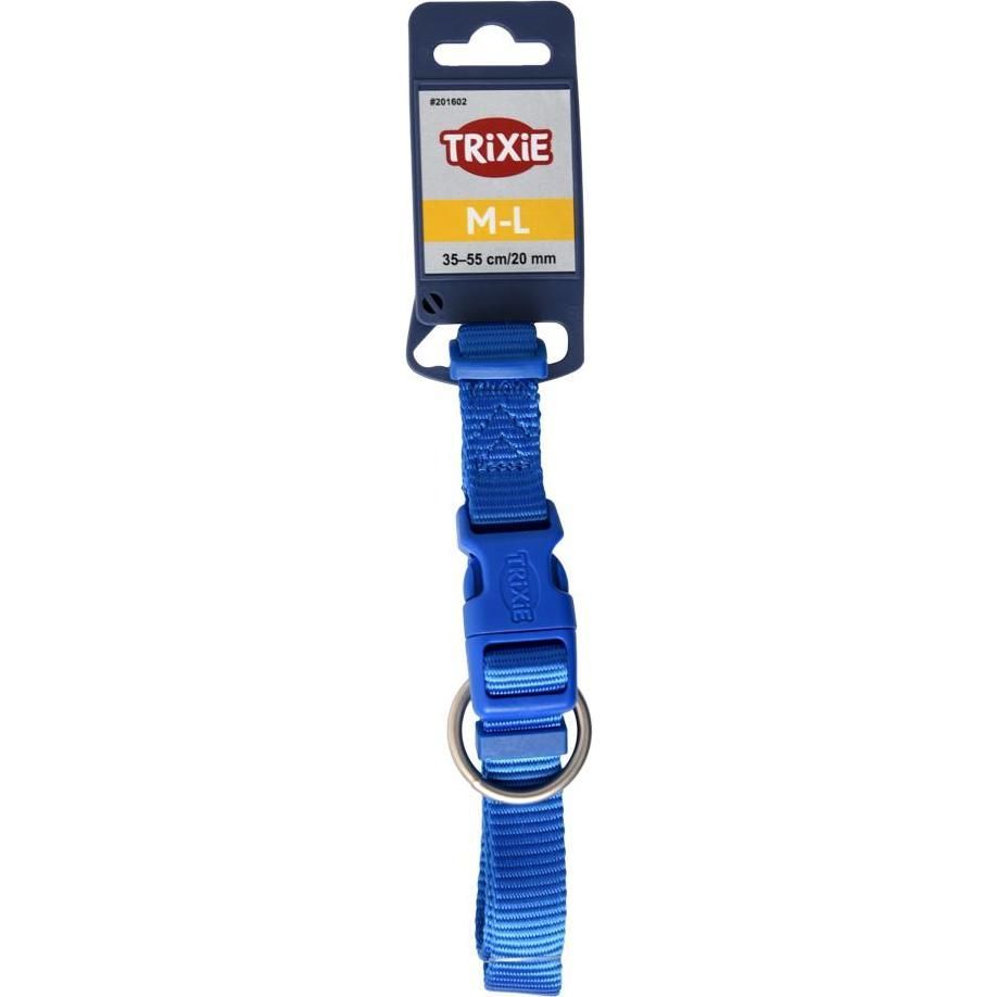 Premium collar, M–L: 35–55 cm/20 mm, royal blue