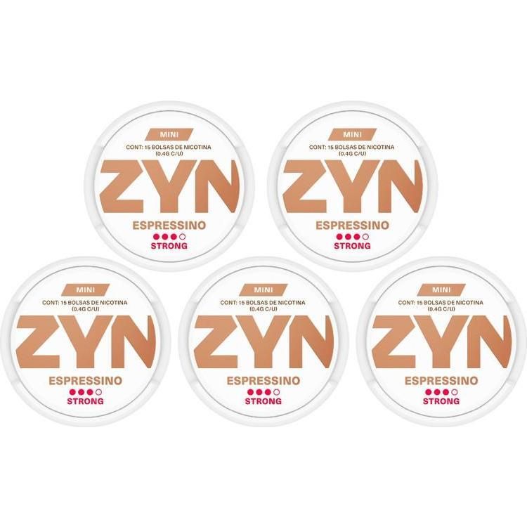 Bolsas Zyn Espressino Strong 5 Unidades