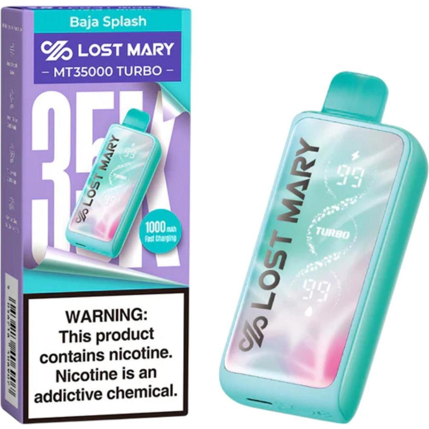 Vape Lost Mary Mt Turbo Baja Splash (35000 Puffs) 1 Unidad