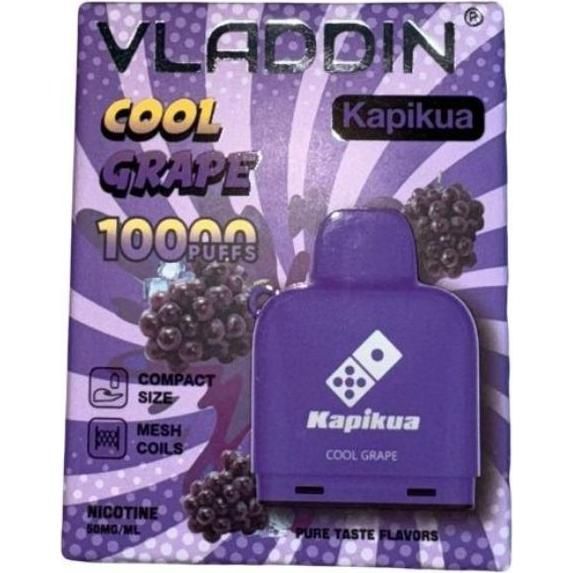 Cartucho Vladdin Kapikua Cool Grape 10000 Puffs 1 Unidad