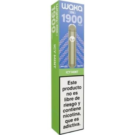 Vape Waka Stick Icy Mint Waka 1900 Puffs 5% 1 Unidad