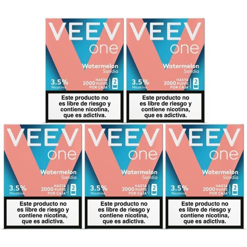 Pod Veev One Watermelon 2000 Puffs 3.5% Nicotina 4 Unidades