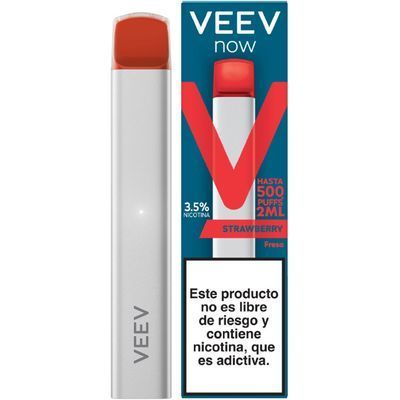 Vaporizador Veev Now 500 Puffs Strawberry