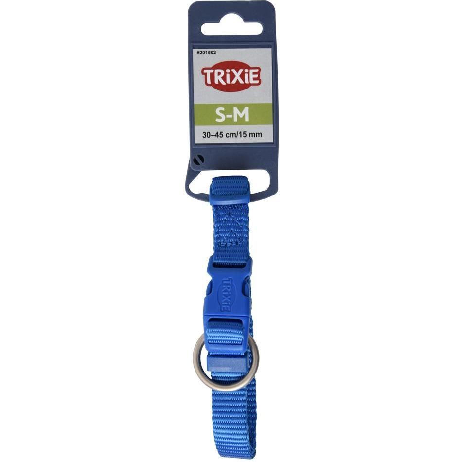 Premium collar, S–M: 30–45 cm/15 mm, royal blue