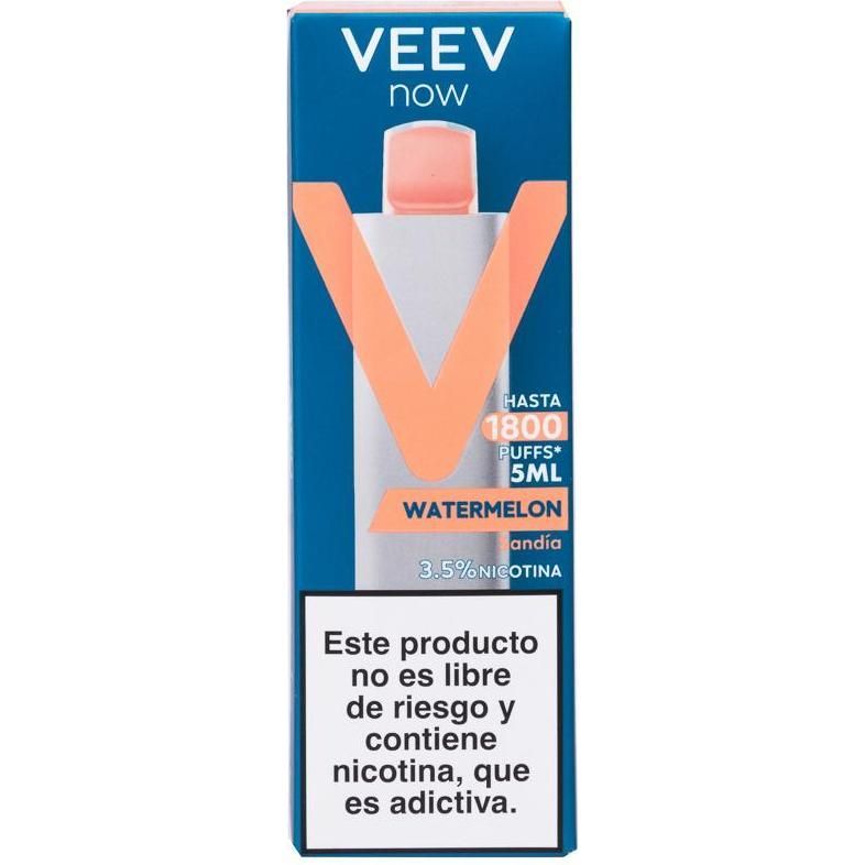Vaporizador Veev Now 1800 Puffs Watermelon