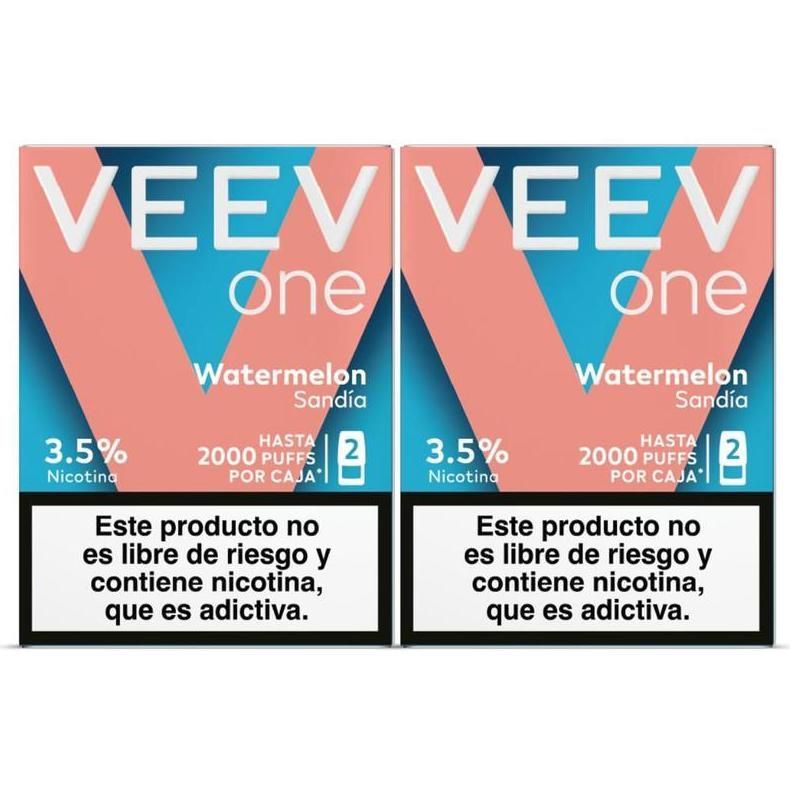 Pod Veev One Watermelon 2000 Puffs 3.5% Nicotina 2 Unidades
