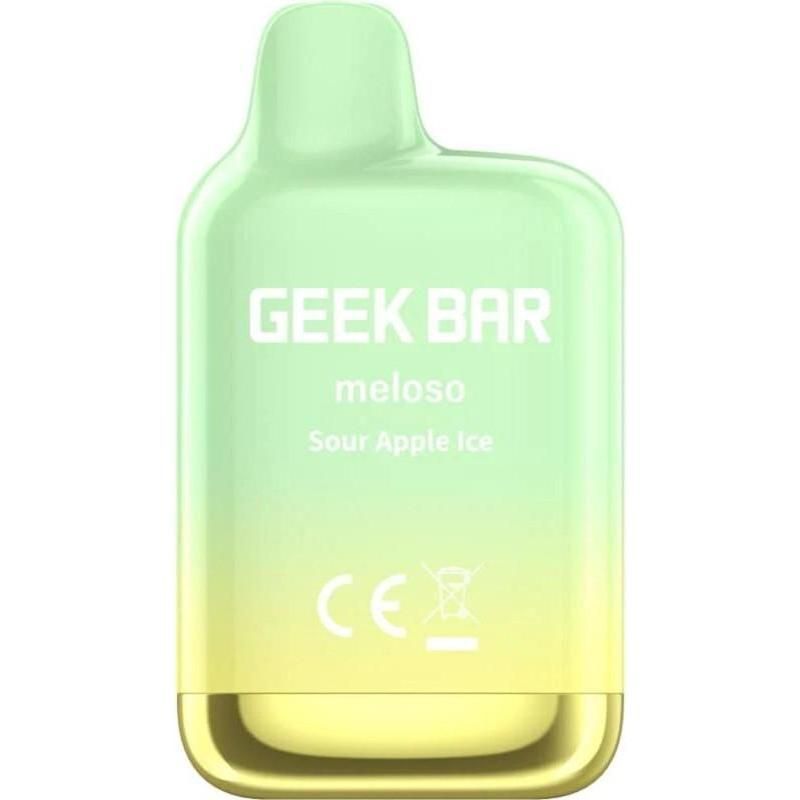 Vape Desechable Geek Bar Meloso Mini Sour Apple Ice 1500 Puffs