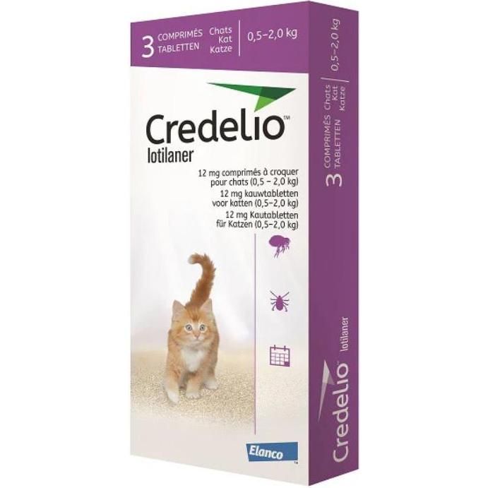 Credelio Cat 0.5 - 2kg x 12mg
