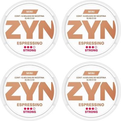 Bolsas Zyn Espressino Strong 4 Unidades