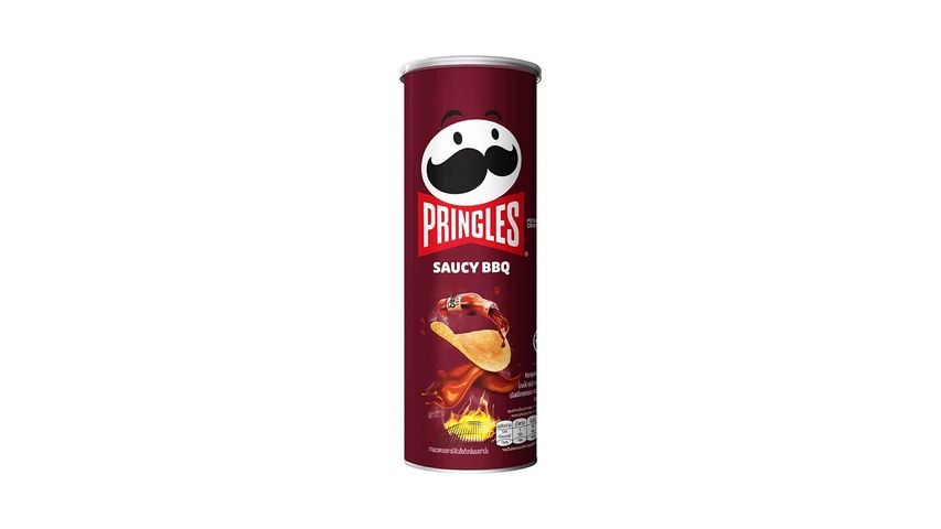 Pringles Potato Crisps Smoky BBQ Flavor 102g