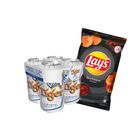 Tiger Crystal Can (Alcohol) 4s x 320ml + Lay's BBQ 170g