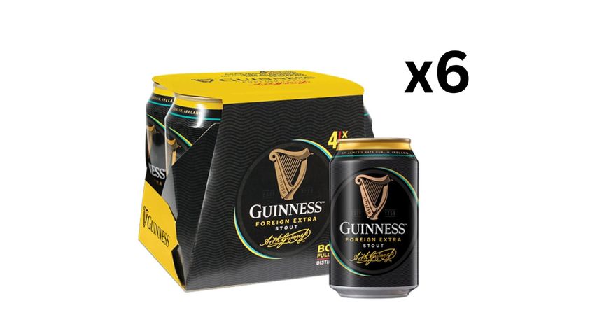 Guinness Foreign Extra Stout Beer Can (Alcohol) 24s x 320ml