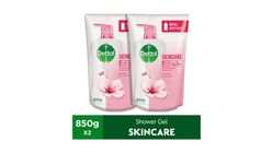 Dettol Anti Bacterial Skincare Refill Body Wash 900ml x2