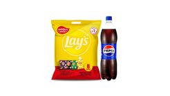 Lay's Variety Pack 8x28.3g  + Pepsi 1.5l