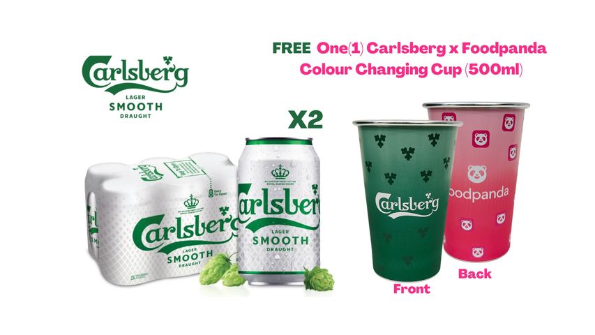 Beli [GWP Bundle] Carlsberg Smooth Draught Beer Can (Alcohol) 12s