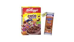Kellogg's Coco Galaxy 300g, FREE Gardenia Delicia Cream Roll Chocolate 50g