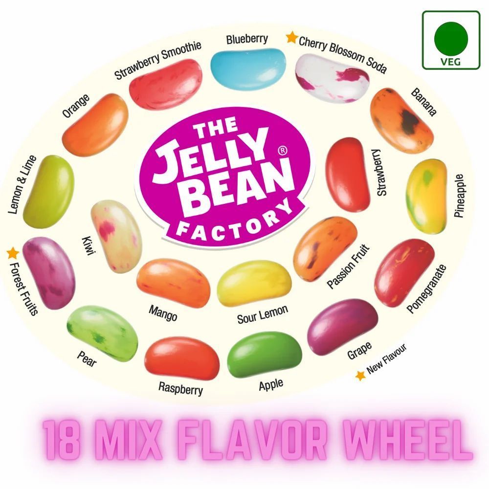 The Jelly Bean Factory Gourmet Sweet Candy 36 Huge Flavours Mx Tub - View #9