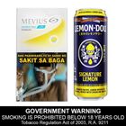 Mevius LBS Yellow Super Slims 20 Pieces + Lemondou Signature Lemon 330ml