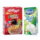 Breakfast Combo: Kellogg's Froot Loops 150g + Magnolia Fresh Milk 1L