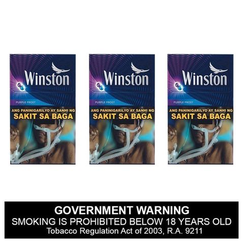 Winston Purple Frost 3 x 20 Pieces