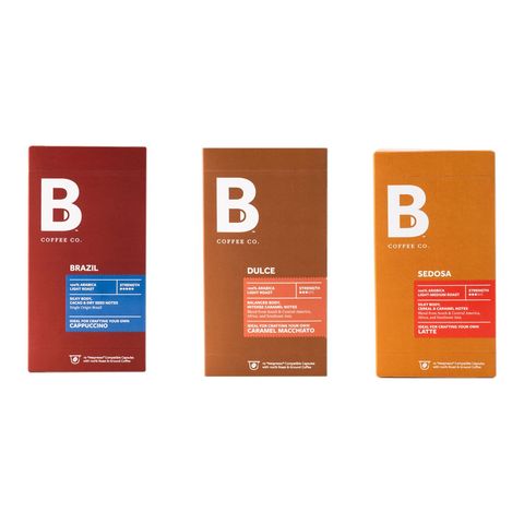 B Coffee Starter Pack: Dulce + Sedosa + Brazil