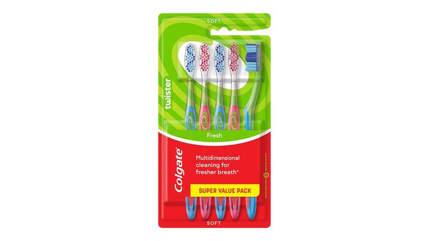 Colgate Twister Toothbrush Value Pack of 5