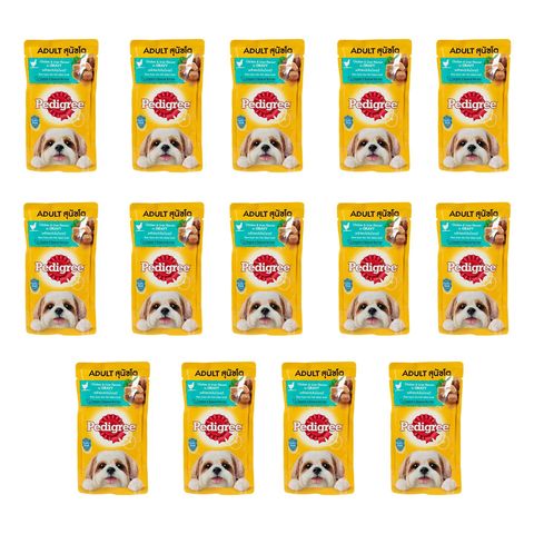Pedigree Pouch Chicken & Liver Flavour in Gravy 130g (14s)